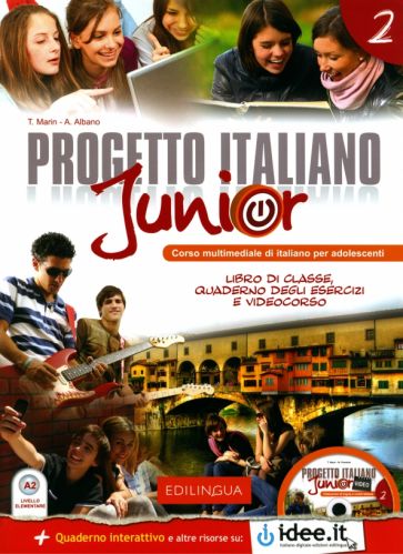 Progetto italiano Junior 2. Libro di classe &amp; Quaderno degli esercizi + DVD Video
