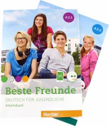 Фото Georgiakaki, Seuthe, Schumann: Beste Freunde A2. Paket Arbeitsbuch A2.1 und A2.2 mit 2 Audio-CDs. Deutsch für Jugendliche ISBN: 9783192610523 