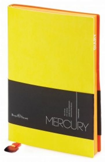 Ежедневник недатированный "Mercury" (А5, желтый) (3-435/12) Ежедневник недатированный "Mercury" (А5, желтый) (3-435/12)