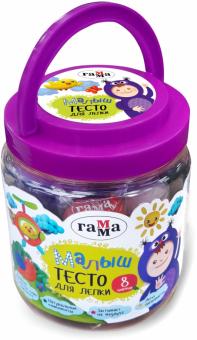 Тесто для лепки 8 цветов "Малыш" (211218_04)