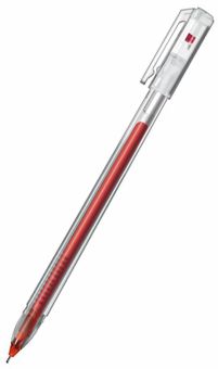 Ручка гелевая "Pin" красная, 0,5 мм, трехгранный корпус (GP_064533)