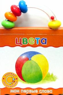 Книжки-погремушки. Мои первые слова. Цвета обложка книги Книжки-погремушки. Мои первые слова. Цвета обложка книги
