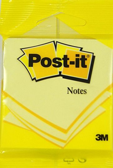 Блок-кубик Post-It с клеевым краем. Цвет канареечно-желтый (100 листов) Блок-кубик Post-It с клеевым краем. Цвет канареечно-желтый (100 листов)