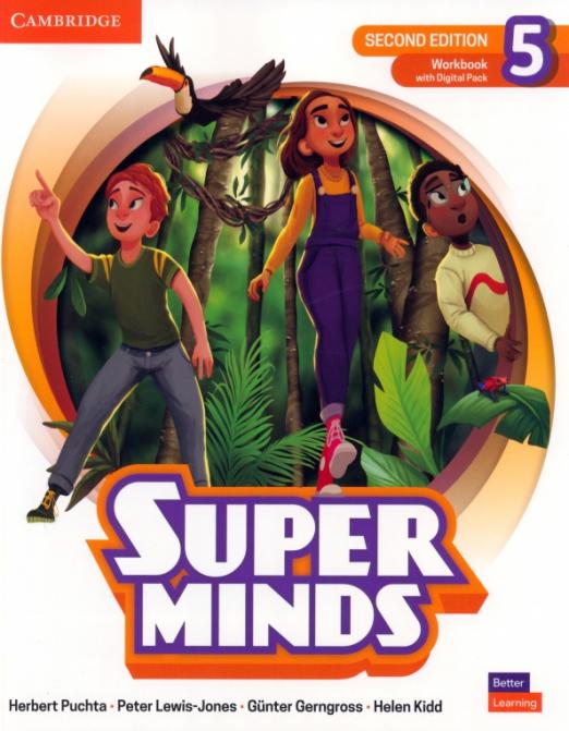 Super Minds (2nd Edition) 5 Workbook + Digital Pack / Рабочая тетрадь + онлайн-код - 1