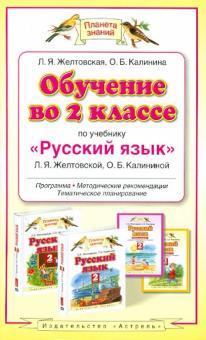 Желтовская, Калинина - Обучение во 2 классе по учебнику "Русский язык" Л. Я. Желтовской, О. Б. Калининой. Программа обложка книги Желтовская, Калинина - Обучение во 2 классе по учебнику "Русский язык" Л. Я. Желтовской, О. Б. Калининой. Программа обложка книги
