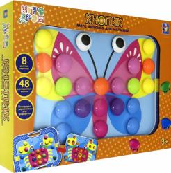 Детская мозаика Кнопик, настольная игра с 48 кнопками Обложка для книги