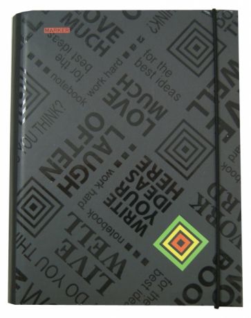 Тетрадь на кольцах. Black Tie. Marker. А5, 120 листов (М-810512С) Тетрадь на кольцах. Black Tie. Marker. А5, 120 листов (М-810512С)