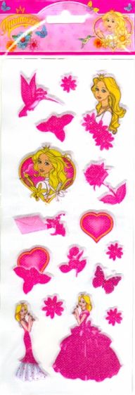 Наклейки детские Sweet Sticker объемные, мягкие блестящие Наклейки детские Sweet Sticker объемные, мягкие блестящие