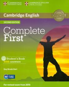 Guy Brook-Hart - Complete First. Student's Book with answers (+CD) обложка книги Guy Brook-Hart - Complete First. Student's Book with answers (+CD) обложка книги