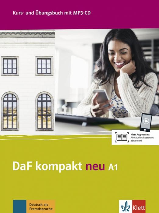 DaF kompakt neu A1 Kurs- und Übungsbuch mit MP3-CD / Учебник + рабочая тетрадь + CD-MP3 - 1