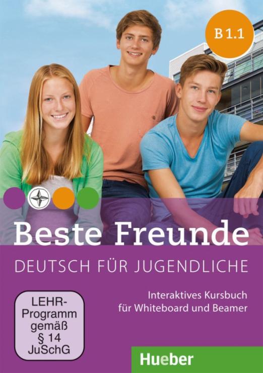 Beste Freunde B1.1. Interaktives Kursbuch für Whiteboard und Beamer – DVD-ROM / Цифровой учебник для интерактивной доски Часть 1 - 1