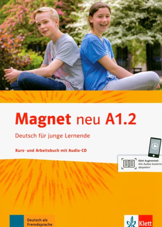 Magnet neu A1.2 Kurs- und Arbeitsbuch mit Audio / Учебник + рабочая тетрадь + аудио (часть 2) - 1