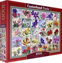 Puzzle-1000 Цветы.Коллаж (C-104338)