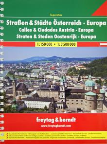Roads & Cities Austria. Europa. SuperAtlas 1:150 000 - 1:350 000 обложка книги Roads & Cities Austria. Europa. SuperAtlas 1:150 000 - 1:350 000 обложка книги