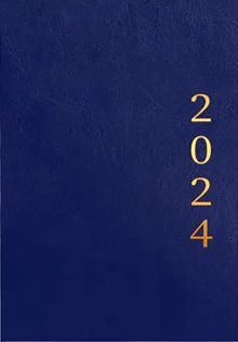 Ежедневник датированный на 2024 год Proxima. Синий, 176 листов, А5