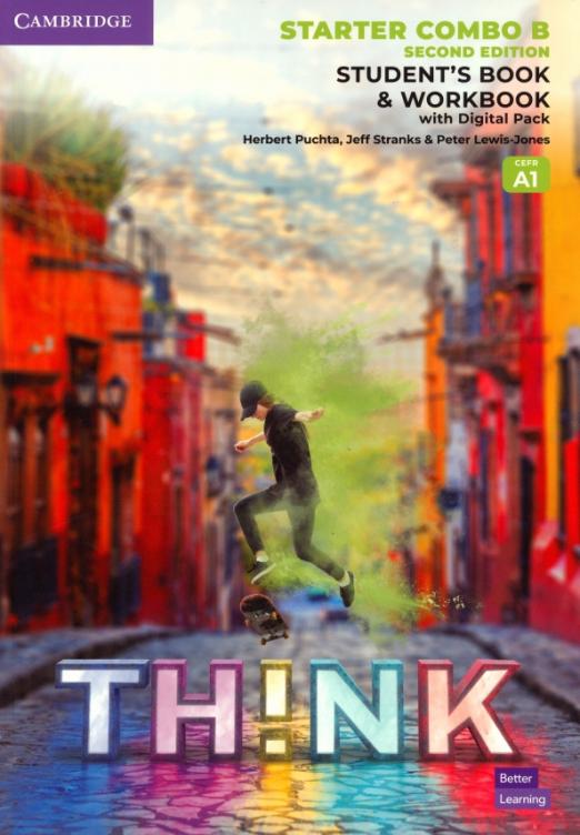 Think Second Edition Starter B Combo Student's Book and Workbook with Digital Pack  Учебник с рабочей тетрадью  онлайн кодом - 1