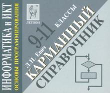 Людмила Евич - Информатика и ИКТ. 9-11 классы. Основы программирования. Карманный справочник обложка книги Людмила Евич - Информатика и ИКТ. 9-11 классы. Основы программирования. Карманный справочник обложка книги