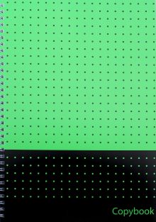 Тетрадь для конспектов 80 листов, А4, гребень "Микс 2", в ассортименте (29017)