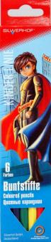 Карандаши Superhero 6 цветов (130626-01) Карандаши Superhero 6 цветов (130626-01)