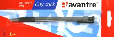 Ручка шариковая автоматическая "City stick", черная (BP08BT) Ручка шариковая автоматическая "City stick", черная (BP08BT)