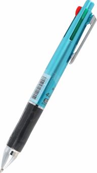 Ручка шариковая автоматическая Multipen, 4 цвета и карандаш, бирюзовая