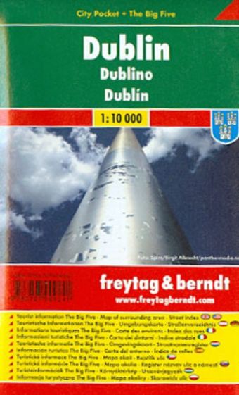 Dublin City pocket +The big Five 1:10000 обложка книги Dublin City pocket +The big Five 1:10000 обложка книги