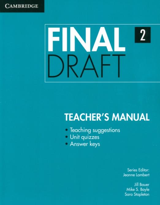 Final Draft 2 Teacher's Manual / Книга для учителя - 1
