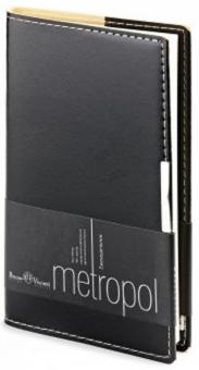 Ежедневник недатированный "Metropol" (А6, черный) (3-492/03) Ежедневник недатированный "Metropol" (А6, черный) (3-492/03)