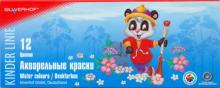 Краски акварель "Панда" 12 цветов (961140-03) Краски акварель "Панда" 12 цветов (961140-03)