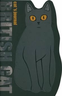 Записная книжка Британский кот, 48 листов, точка