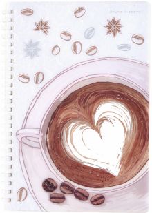 Тетрадь Счастье в кофе. Cappuccino, 60 листов, клетка