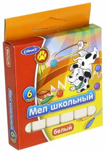 Мел школьный (6 штук, белый) (FMB-6Dal)