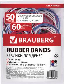 Резинки для денег цветные, 90 штук (440035)